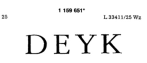 D E Y K Logo (DPMA, 04/11/1990)