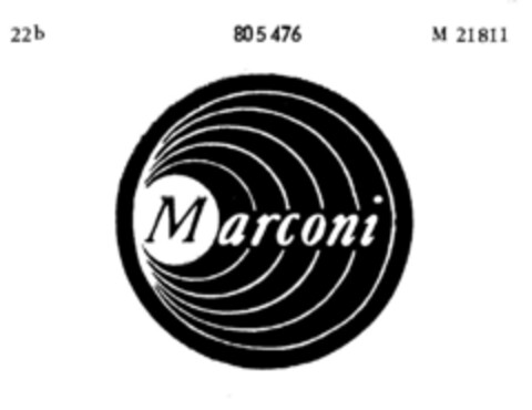 Marconi Logo (DPMA, 05.11.1963)