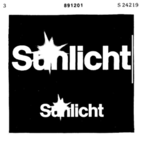 Sunlicht Sunlicht Logo (DPMA, 02/09/1971)