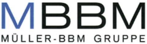 MBBM MÜLLER-BBM GRUPPE Logo (DPMA, 04/29/2008)