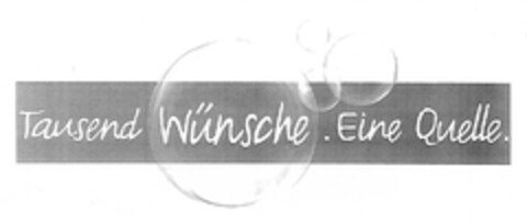 Tausend Wünsche. Eine Quelle. Logo (DPMA, 29.10.2008)