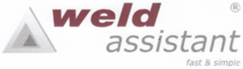 weld assistant fast & simple Logo (DPMA, 08.09.2010)