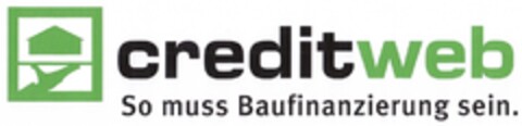 creditweb So muss Baufinanzierung sein. Logo (DPMA, 05/07/2011)