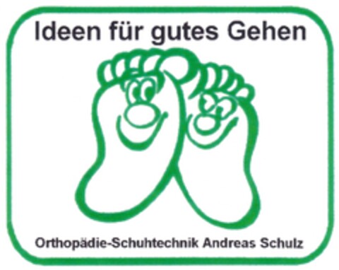 Ideen für gutes Gehen Orthopädie-Schuhtechnik Andreas Schulz Logo (DPMA, 02/01/2014)