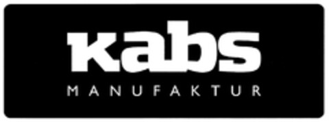 kabs MANUFAKTUR Logo (DPMA, 11/17/2014)