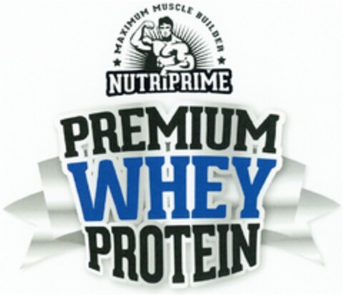 NUTRIPRIME MAXIMUM MUSCLE BUILDER PREMIUM WHEY PROTEIN Logo (DPMA, 17.12.2014)