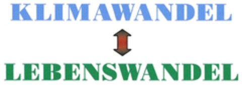 KLIMAWANDEL LEBENSWANDEL Logo (DPMA, 18.08.2016)