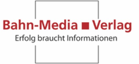 Bahn-Media · Verlag Erfolg braucht Informationen Logo (DPMA, 25.05.2016)