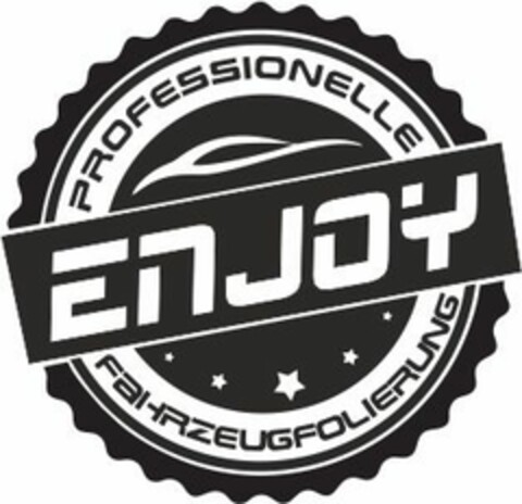 PROFESSIONELLE FAHRZEUGFOLIERUNG ENJOY Logo (DPMA, 04.06.2019)