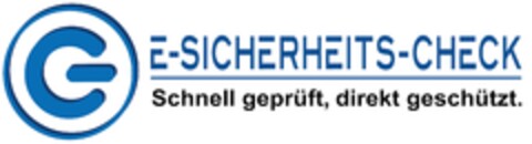 E-SICHERHEITS-CHECK Schnell geprüft, direkt geschützt. Logo (DPMA, 07/22/2023)