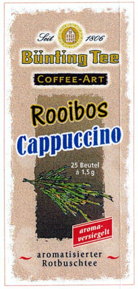 Rooibos Cappuccino Logo (DPMA, 07/16/2003)