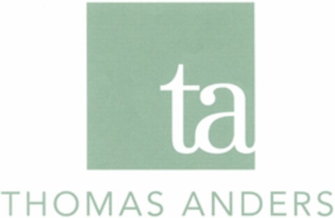 ta THOMAS ANDERS Logo (DPMA, 10.06.2005)