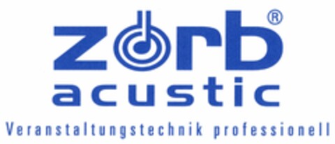 zörb acustic Logo (DPMA, 01.12.2005)