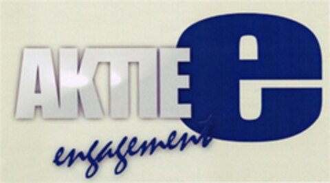 AKTIE e engagement Logo (DPMA, 09.02.2007)