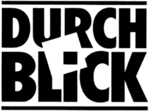 DURCHBLICK Logo (DPMA, 10.05.1995)