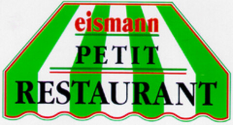 eismann PETIT RESTAURANT Logo (DPMA, 09.11.1995)