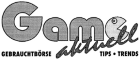 Game aktuell Logo (DPMA, 26.03.1996)