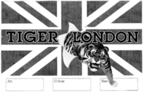 TIGER LONDON Logo (DPMA, 28.03.1996)