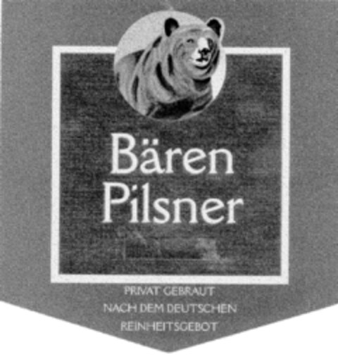 Bären Pilsner Logo (DPMA, 08/13/1996)