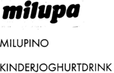 milupa MILUPINO KINDERJOGHURTDRINK Logo (DPMA, 04.01.1997)