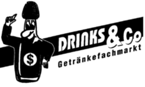 DRINKS & Co Getränkefachmarkt Logo (DPMA, 08.08.1997)