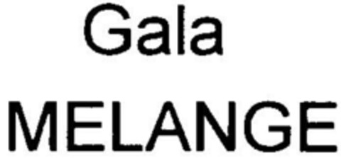Gala MELANGE Logo (DPMA, 15.10.1997)