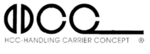 HCC-HANDLING CARRIER CONCEPT Logo (DPMA, 22.09.1998)