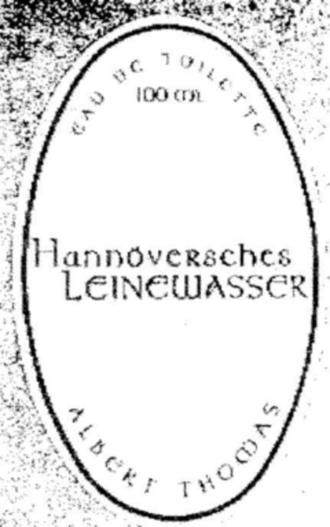 Hannöversches LEINEWASSER Logo (DPMA, 05.01.1999)