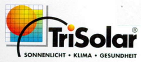 TriSolar SONNENLICHT·KLIMA·GSUNDHEIT Logo (DPMA, 11/12/1999)