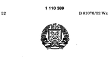 SEIT 1826 Logo (DPMA, 16.02.1987)