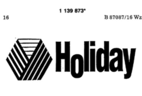 Holiday Logo (DPMA, 11.04.1989)