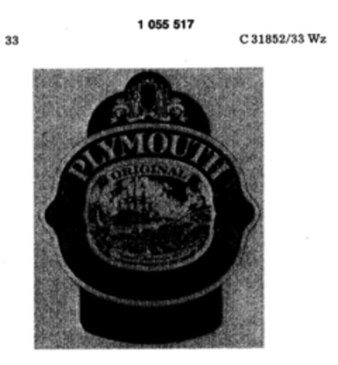 PLYMOUTH ORIGINAL Logo (DPMA, 29.01.1983)