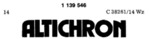 ALTICHRON Logo (DPMA, 28.10.1988)