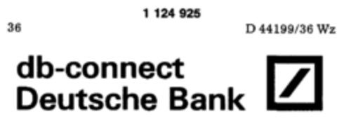 db-connect Deutsche Bank Logo (DPMA, 14.01.1988)