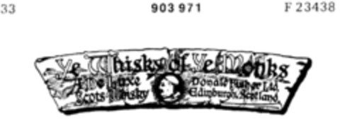 Ye Whisky of Ye Monks Logo (DPMA, 24.04.1972)