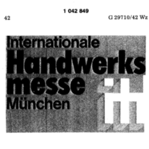 Internationale Handwerksmesse München Logo (DPMA, 15.07.1982)