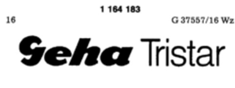 Geha Tristar Logo (DPMA, 14.12.1989)