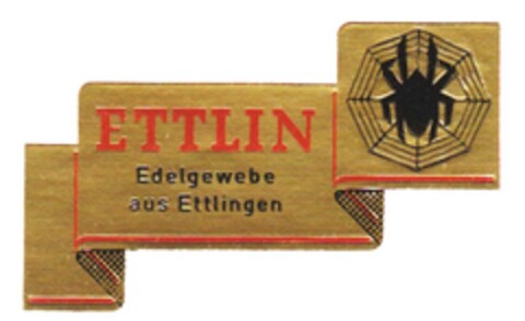 ETTLIN Edelgewebe aus Ettlingen Logo (DPMA, 01.04.1960)