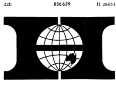 836639 Logo (DPMA, 30.08.1966)