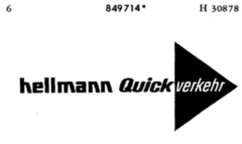 hellmann Quickverkehr Logo (DPMA, 12.01.1968)