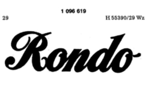 Rondo Logo (DPMA, 21.12.1985)
