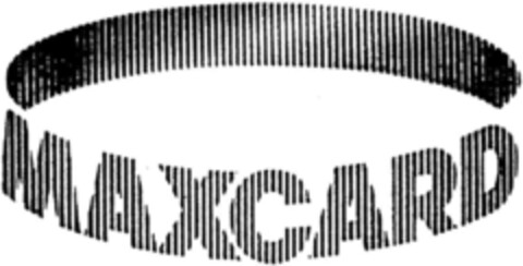 MAXCARD Logo (DPMA, 02.11.1992)