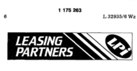 LPI LEASING PARTNERS Logo (DPMA, 28.11.1989)