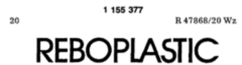 REBOPLASTIC Logo (DPMA, 22.03.1989)