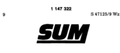 SUM Logo (DPMA, 08/11/1988)