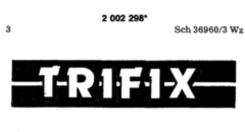 TRIFIX Logo (DPMA, 12.02.1991)