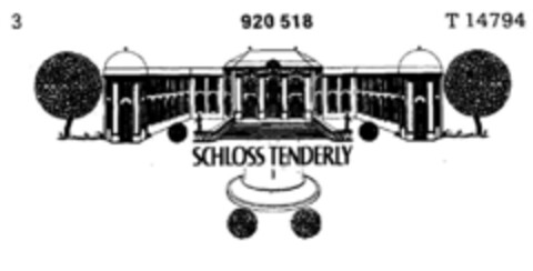 SCHLOSS TENDERLY Logo (DPMA, 19.02.1972)