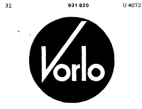 Vorlo Logo (DPMA, 01.06.1973)