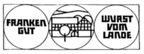 FRANKEN GUT WURST VOM LANDE Logo (DPMA, 29.03.1990)