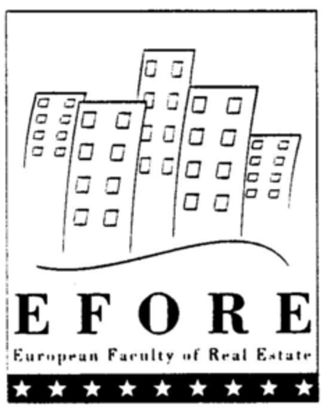 EFORE European Faculty of Real Estate Logo (DPMA, 25.02.2000)